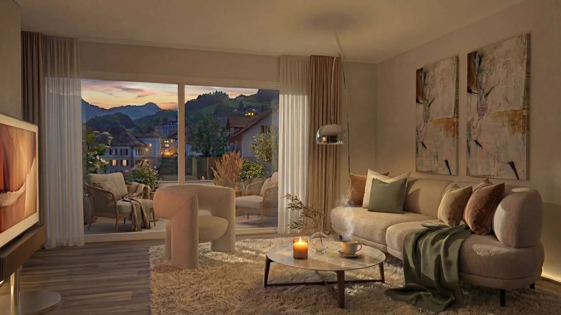 Visualisierung Neubau MFH Herisau, Bild 7 von 7